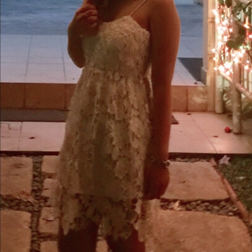White dress